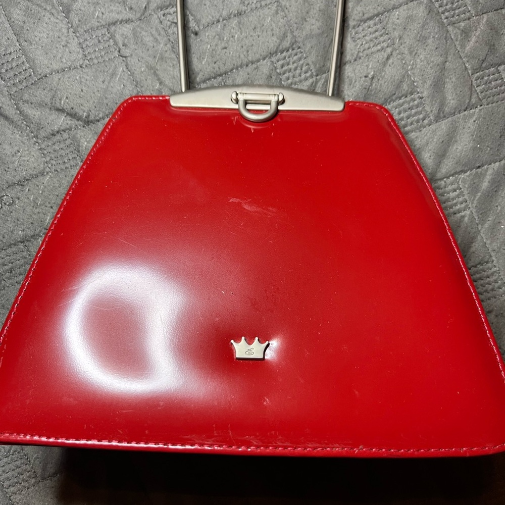 Red Patent Top-Handle Women’s Bag